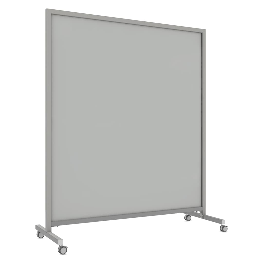Open in modal - Ghent EZ Mobile Magnetic Glassboard - Gray, 62" x 75"