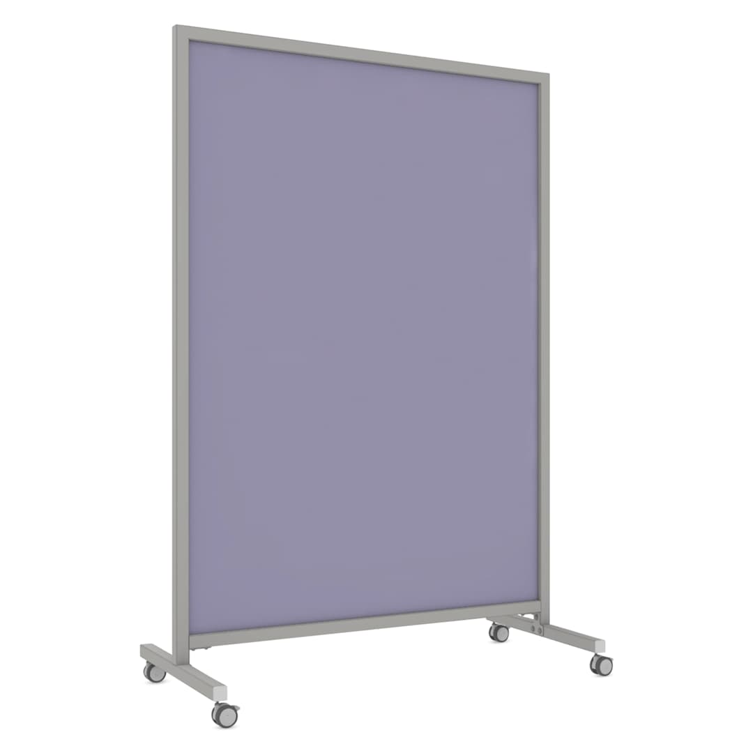 Open in modal - Ghent EZ Mobile Glassboard - Grape, 50" x 75"