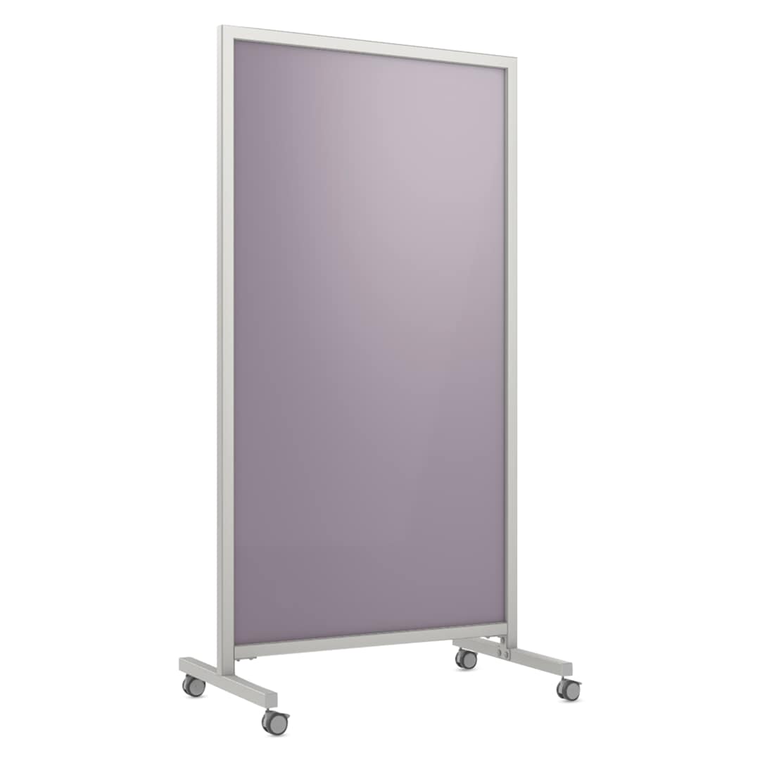 Open in modal - Ghent EZ Mobile Magnetic Glassboard - Grape, 38" x 75"