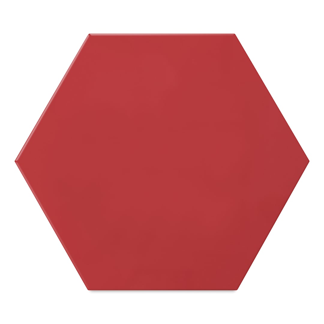 Open in modal - Ghent Hex Modular Steel Whiteboard - Rose, 18" x 21"