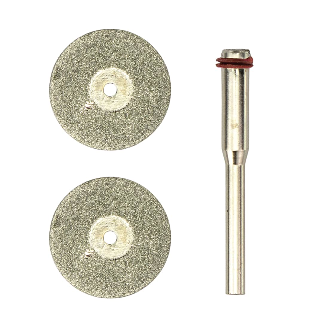 Open in modal - Enkay Diamond Wheel Set - Pkg of 2 Wheels,  3/4" Wheels, 1/8" Mandrel
