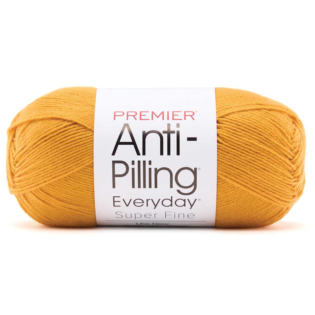 Open in modal - Premier Yarns Anti-Pilling Everyday Super Fine Yarn - Mustard