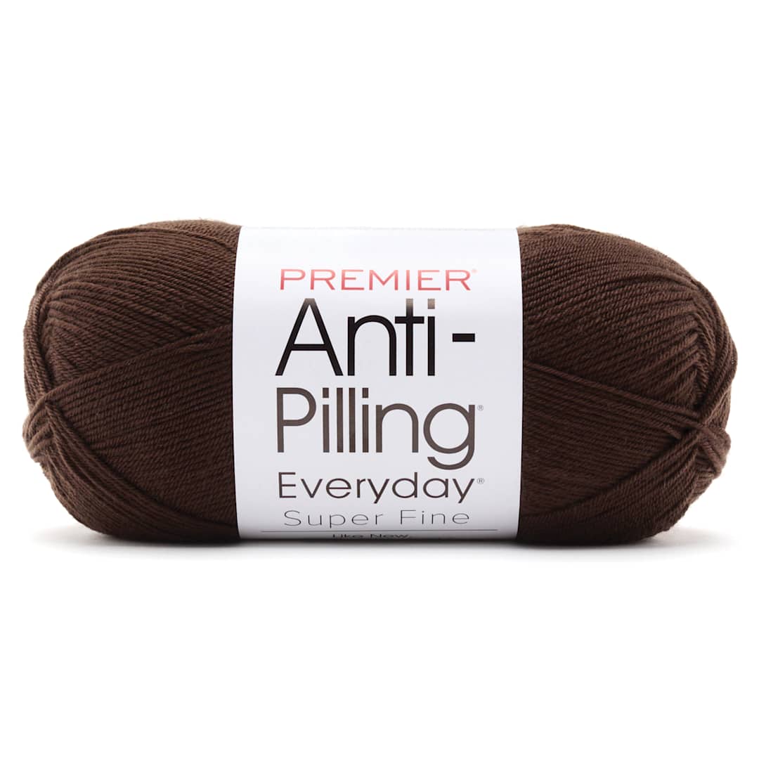 Open in modal - Premier Yarns Anti-Pilling Everyday Super Fine Yarn - Black Walnut, 437 yds
