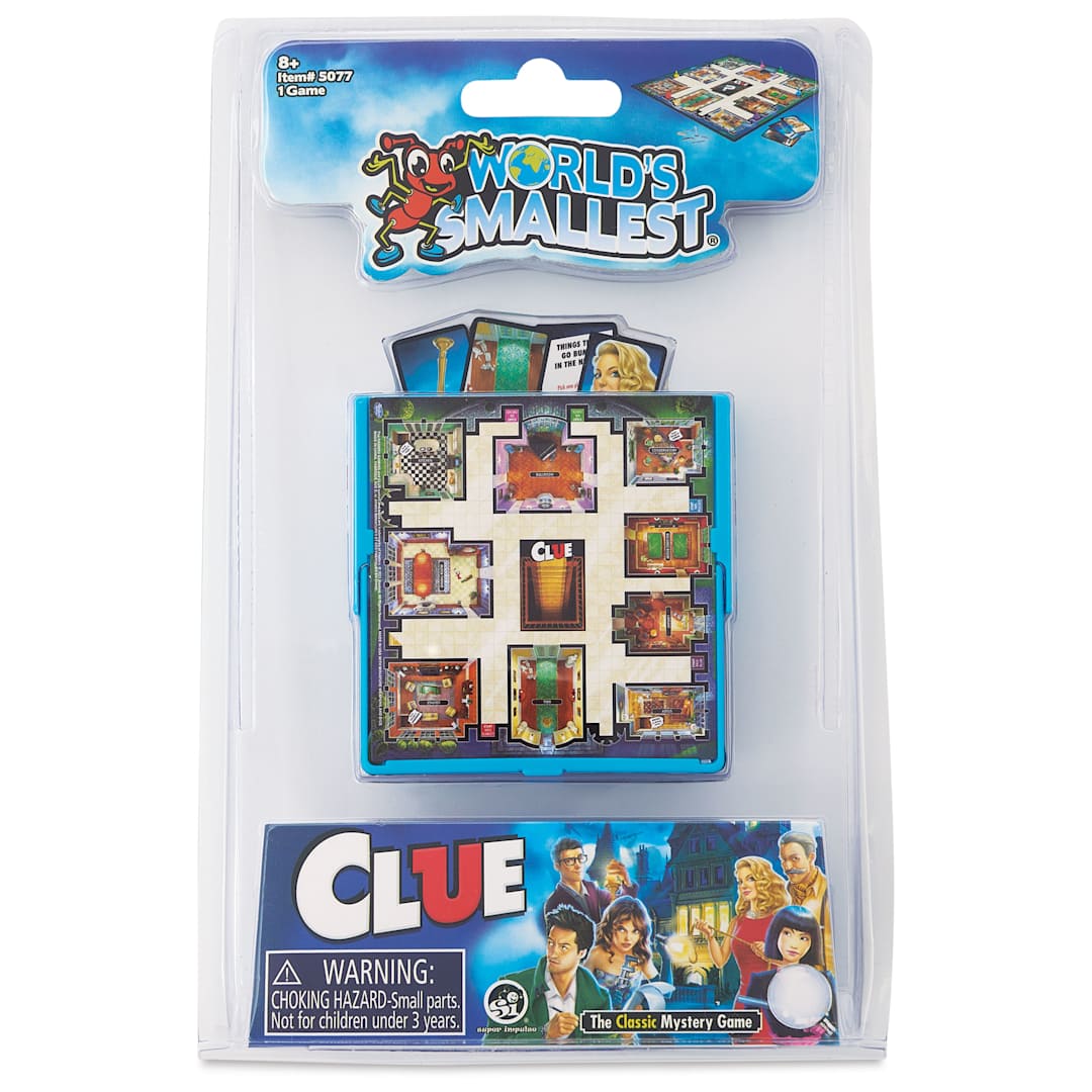 Open in modal - Super Impulse World's Smallest Clue Game, front of packaging