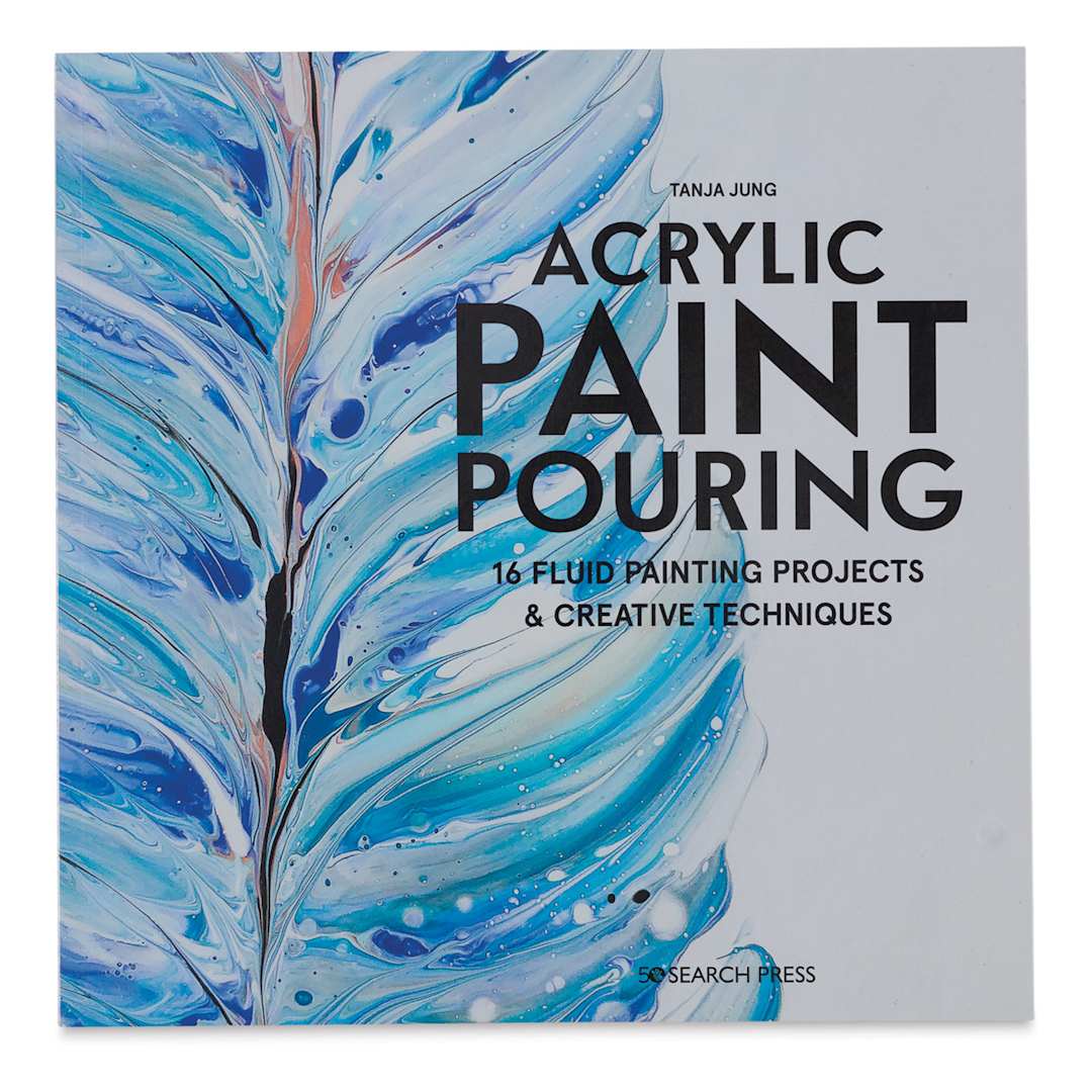 Open in modal - Acrylic Paint Pouring, Book Cover
