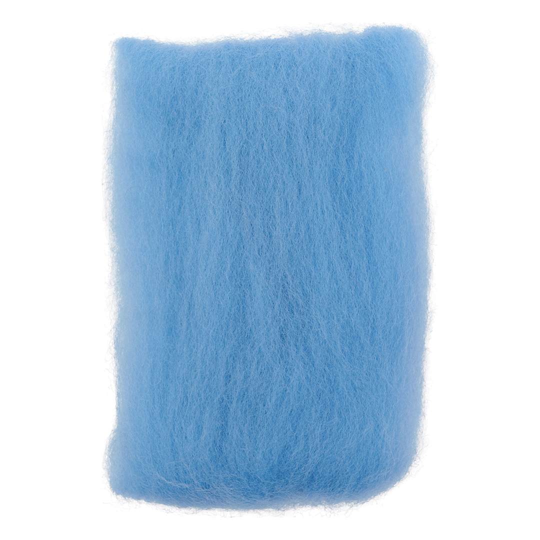 Open in modal - Wistyria Editions 100% Wool Roving - Sky Blue, 14"