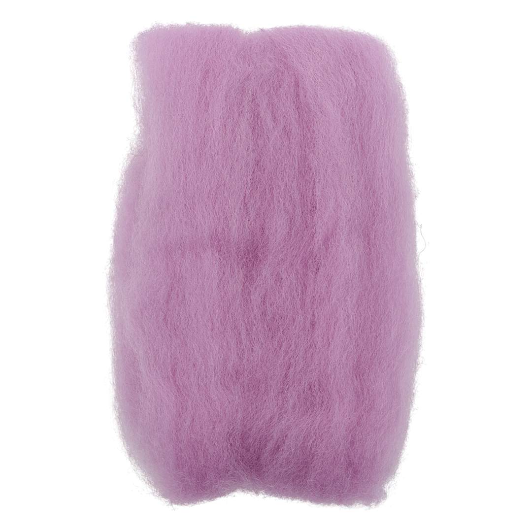 Open in modal - Wistyria Editions 100% Wool Roving - Light Lilac, 14"
