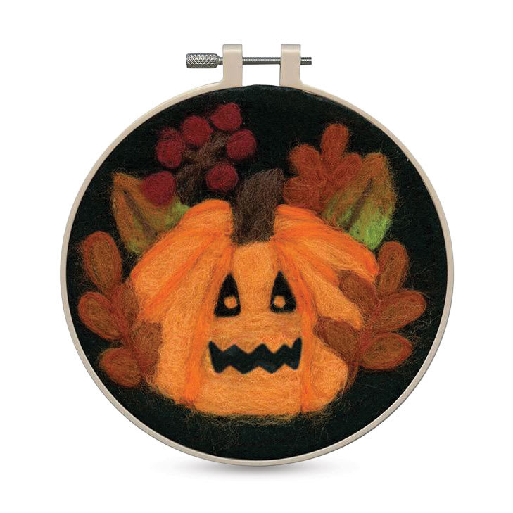 Open in modal - Design Works Needle Felting Kit - Pumpkin