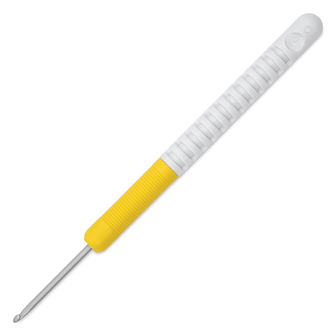 Open in modal - Skacel by Addi Comfort Grip Crochet Hook - US B, 2.50"