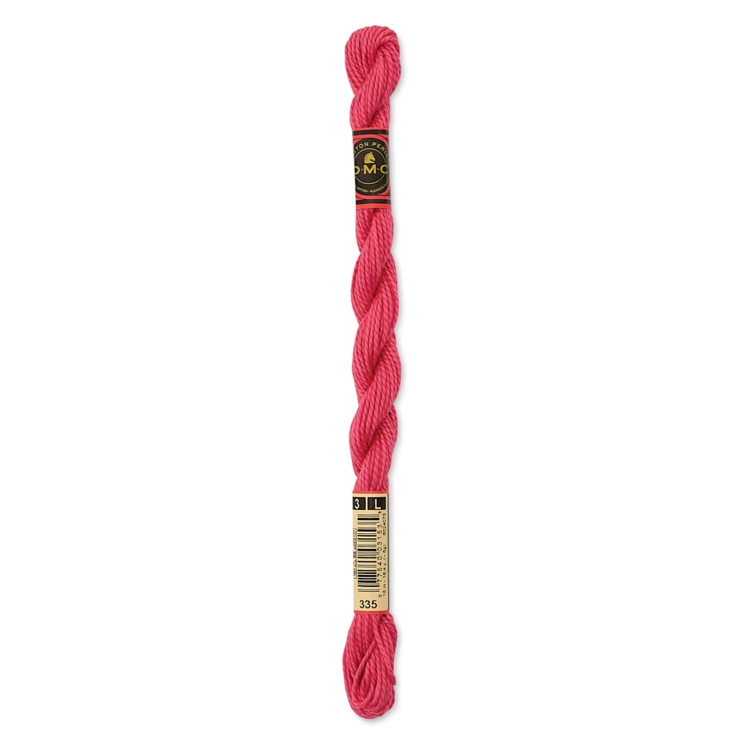 Open in modal - DMC Pearl Cotton Thread - 335 Rose, Size 3