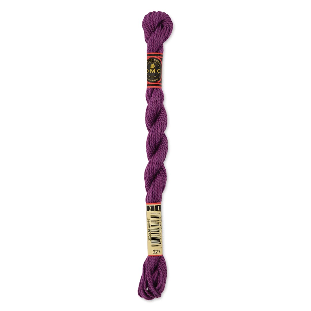 Open in modal - DMC Pearl Cotton Thread - 327 Dark Violet, Size 3