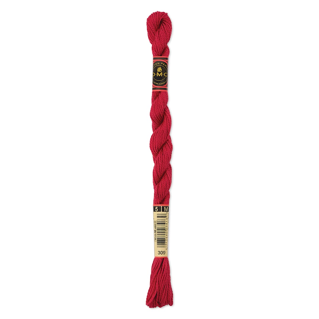 Open in modal - DMC Pearl Cotton Thread - 309 Dark Rose, Size 5