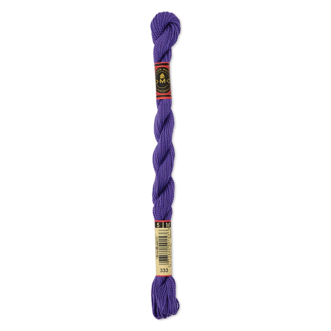 Open in modal - DMC Pearl Cotton Thread - 333 Very Dark Blue Violet, Size 5