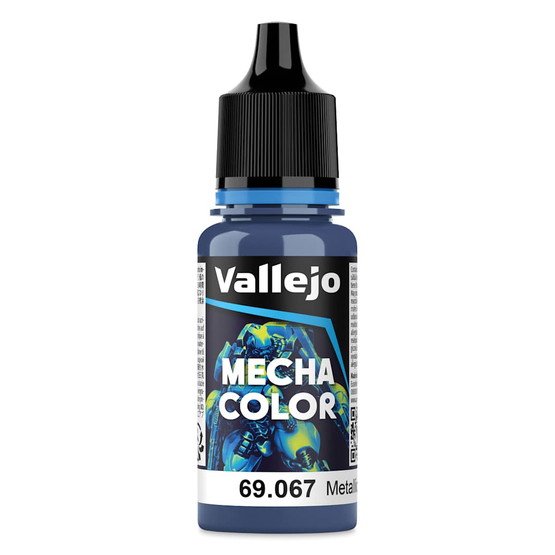 Open in modal - Vallejo Mecha Airbrush Color - Metallic Blue, 18 ml