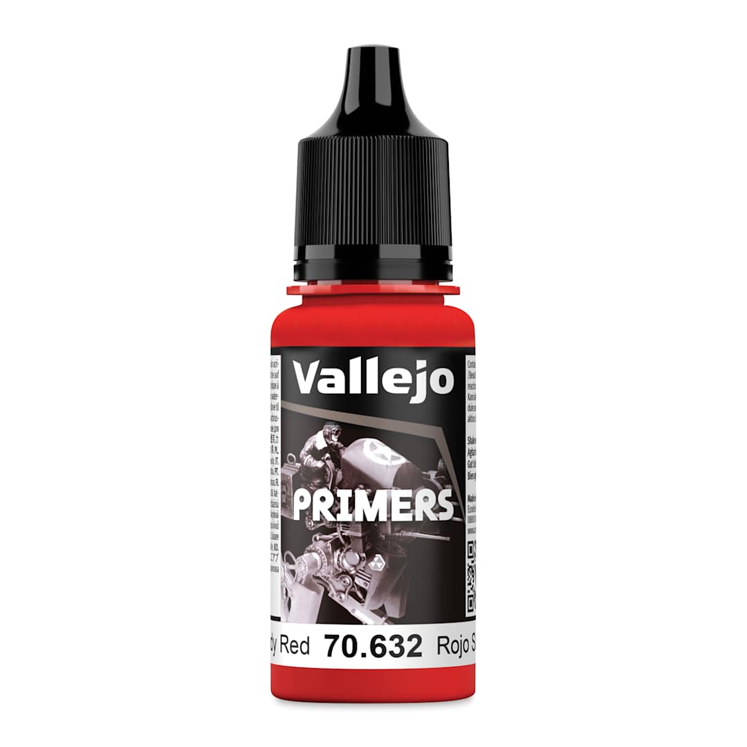 Open in modal - Vallejo Airbrush Primer - Bloody Red, 18 ml