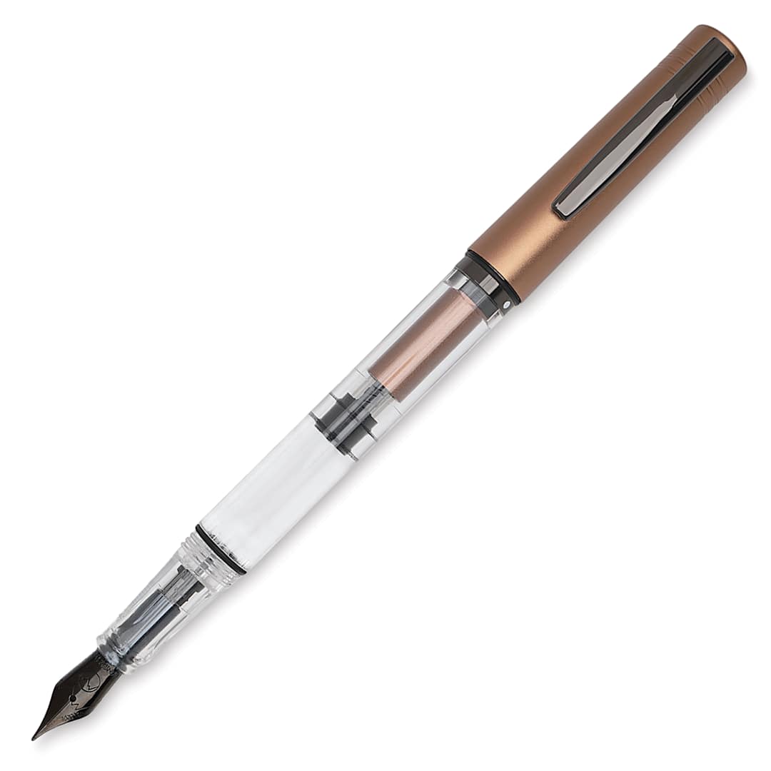 Open in modal - Monteverde MP1 Omniflex Fountain Pen - Mocha Mousse (image may reflect a different nib)