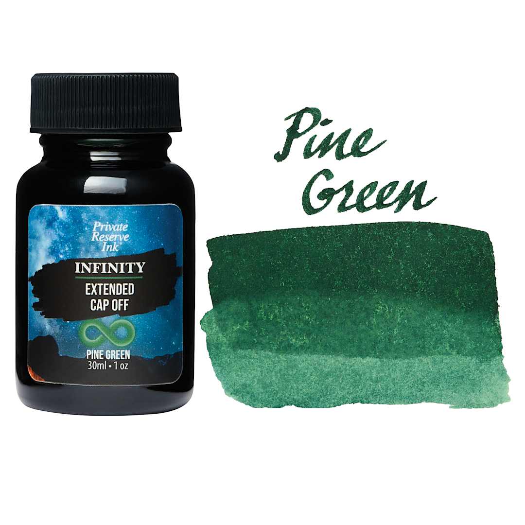 Open in modal - Private Reserve Infinity Ink - Pine Green, 30 ml bottle and swatch