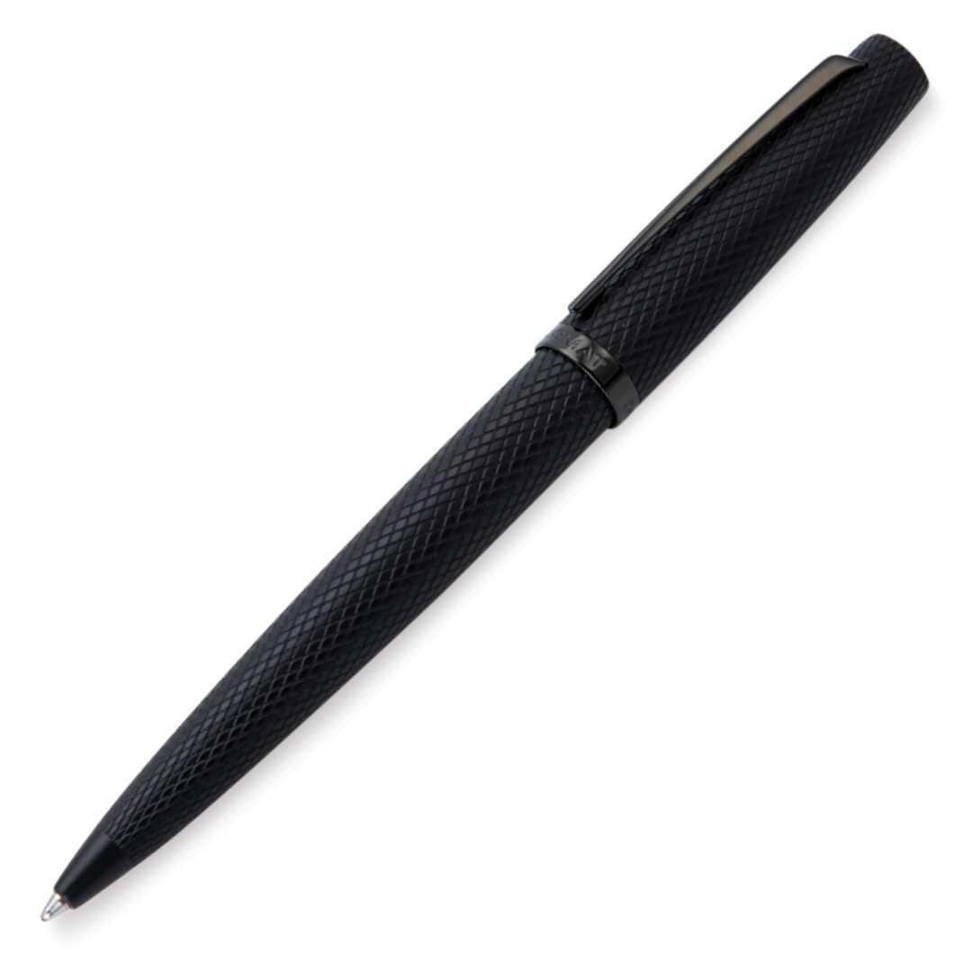 Open in modal - Diplomat Viper Ballpoint Pen - Black Guilloche