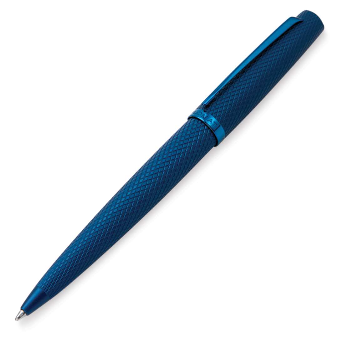 Open in modal - Diplomat Viper Ballpoint Pen - Blue Guilloche