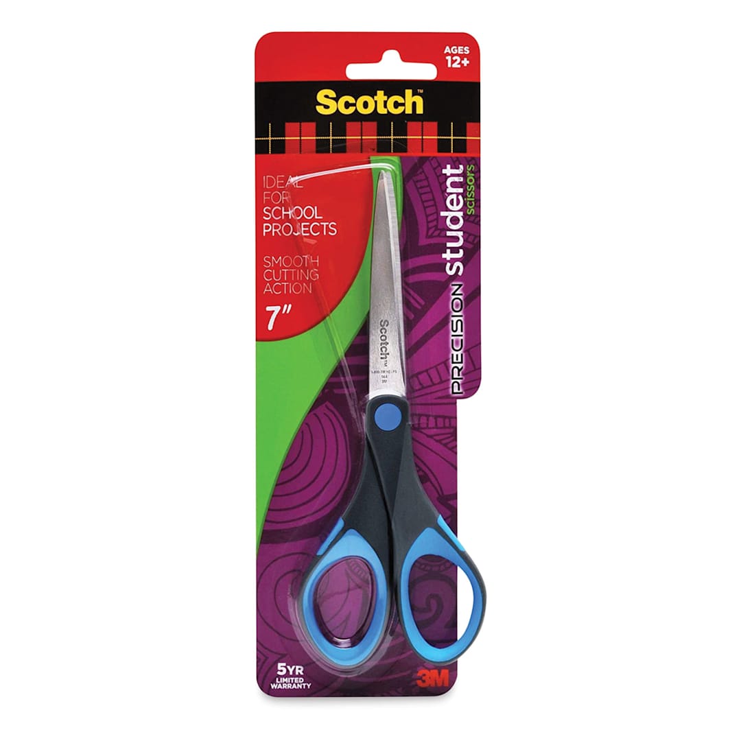 Open in modal - Scotch Precision Student Scissors, 7", Blue