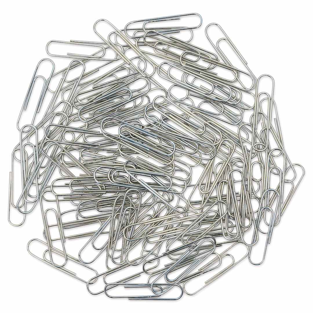 Open in modal - Charles Leonard Paper Clips - Pkg of 100, Standard, Silver