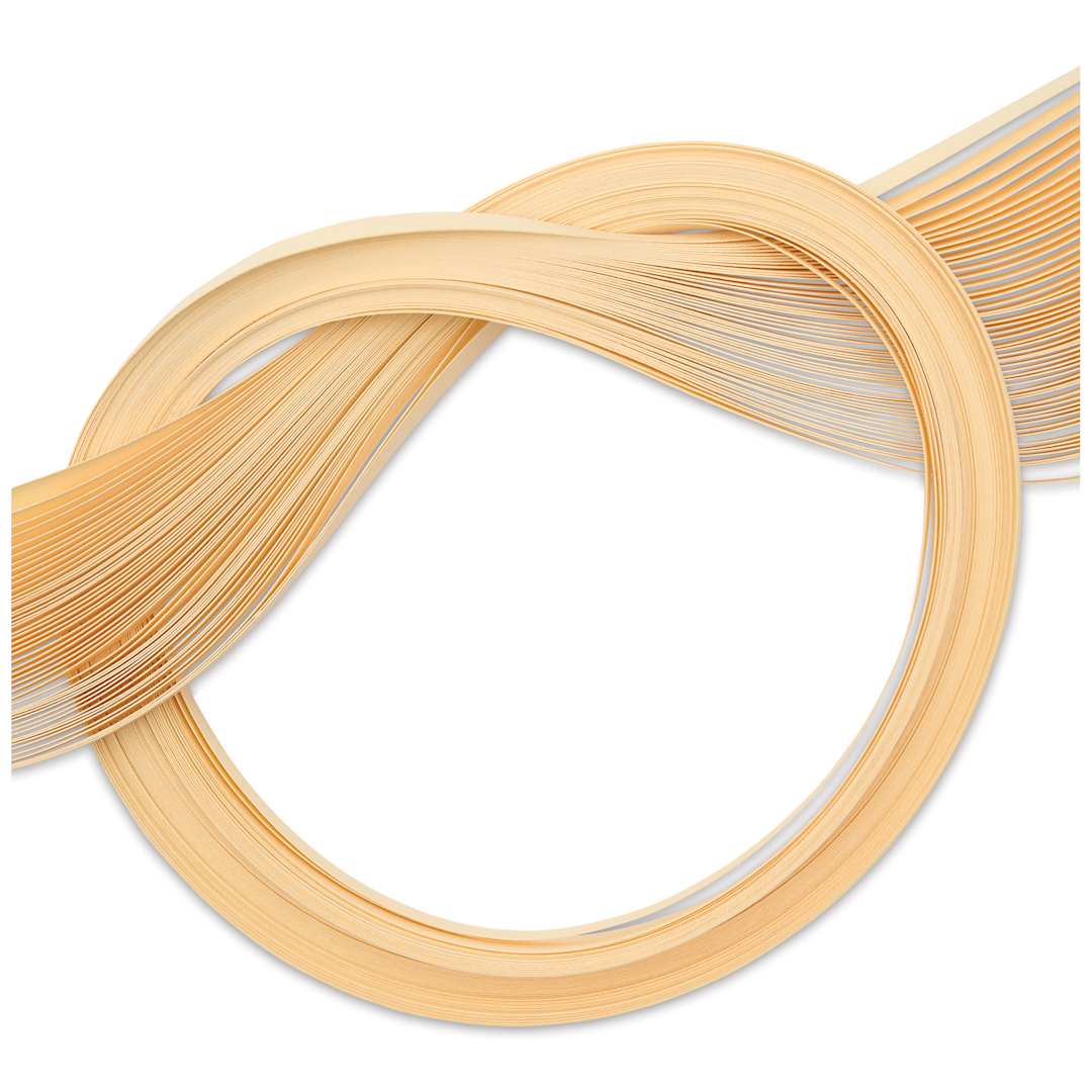 Open in modal - Quilled Creations Premium Quilling Paper - Pkg of 50, Ivory, 1/8"