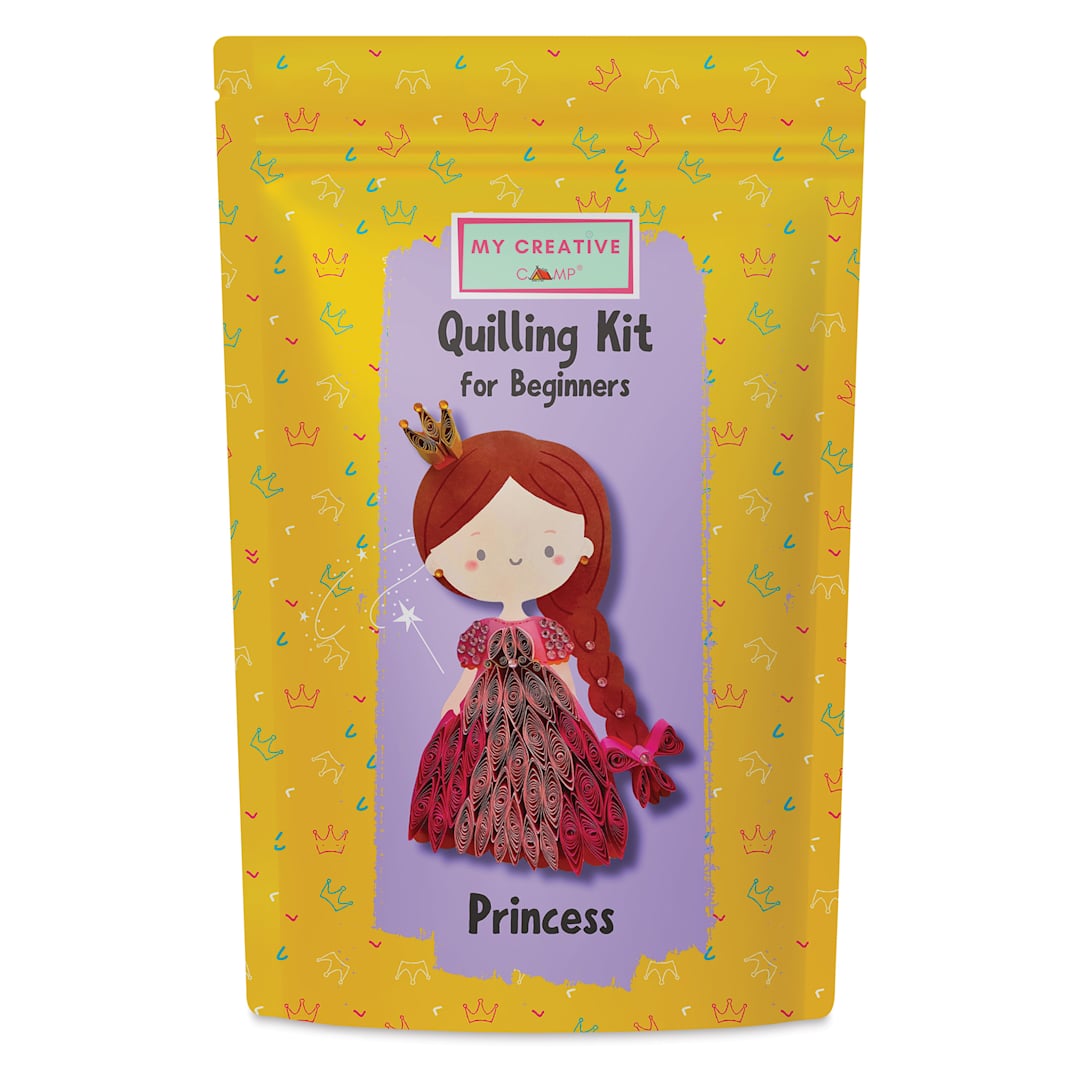 Open in modal - My Creative Camp Beginner Quilling Craft Kit - Princess front of packaging