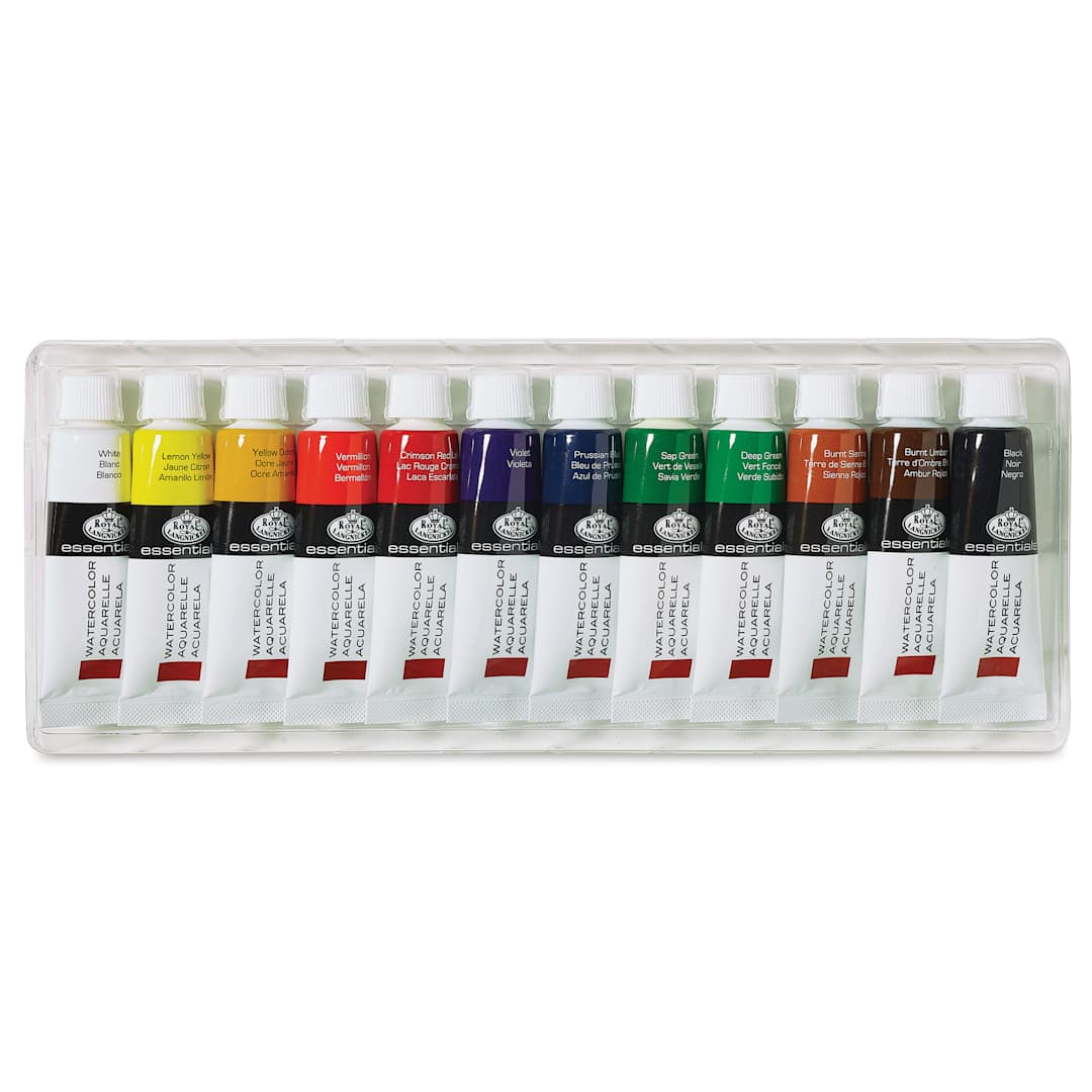 Open in modal - Royal & Langnickel Watercolor Paint Set of 12 contents