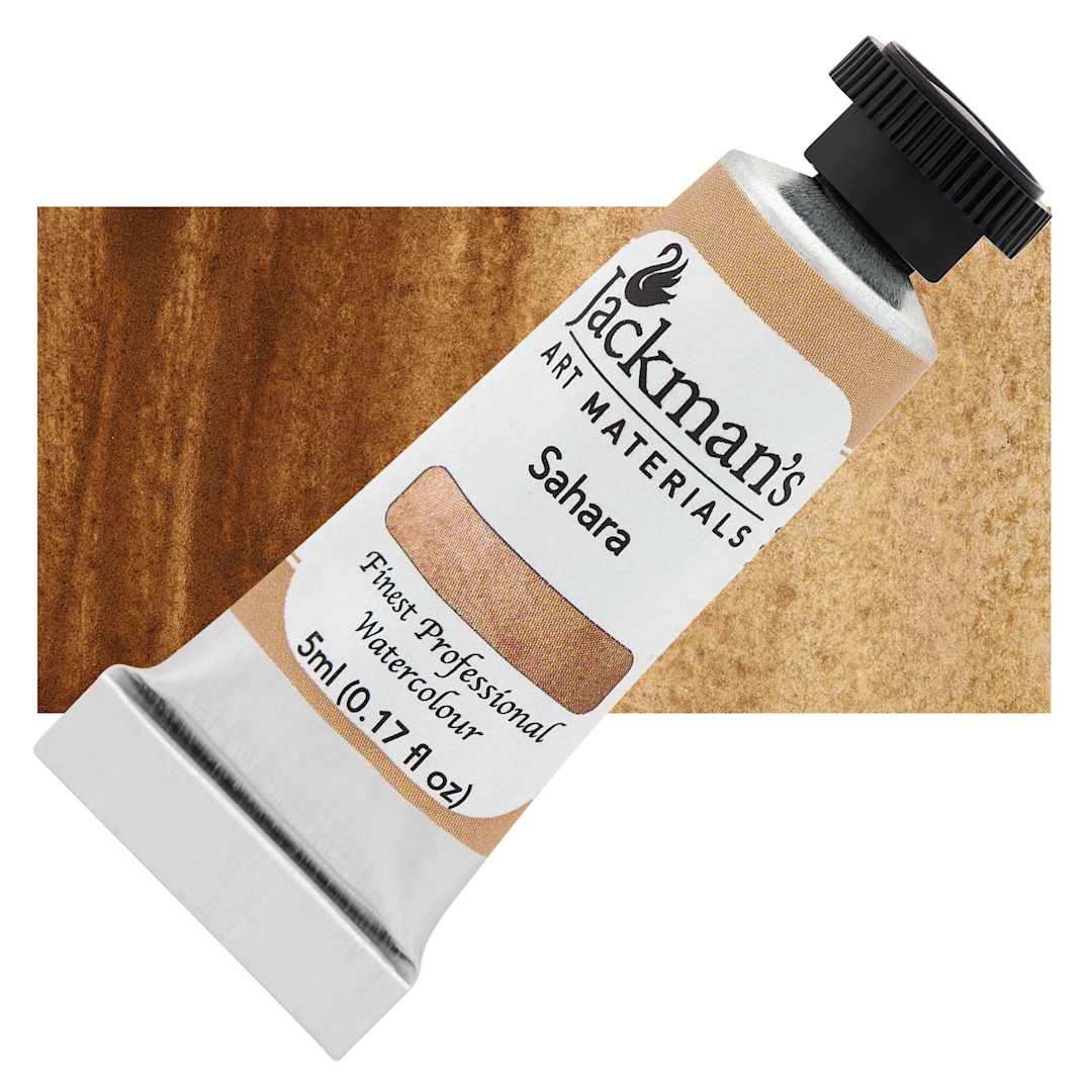 Open in modal - Jackman's Finest Professional Watercolour - Sahara, 5 ml Tube and Swatch