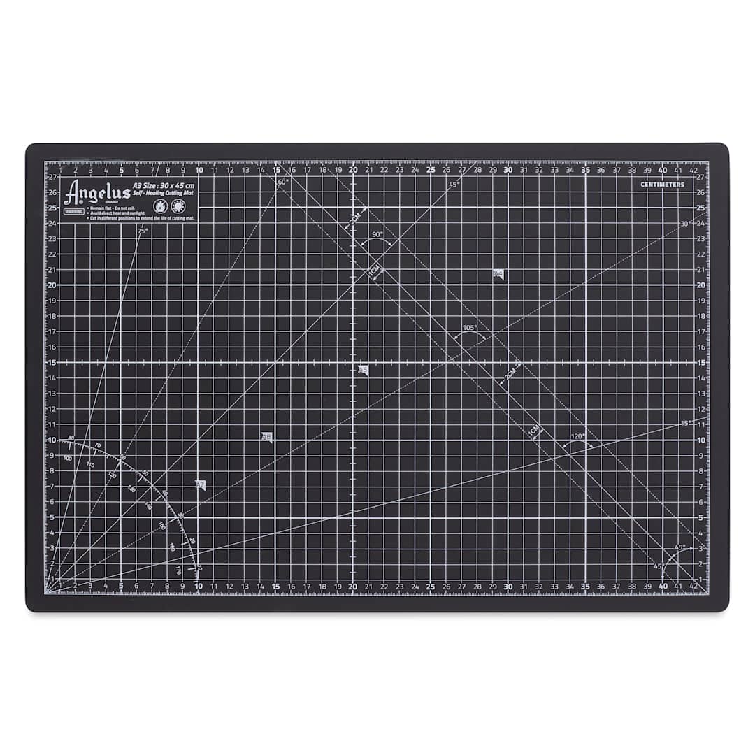 Open in modal - Angelus Self-Healing Cutting Mat - 18" x 24" - centimeter side