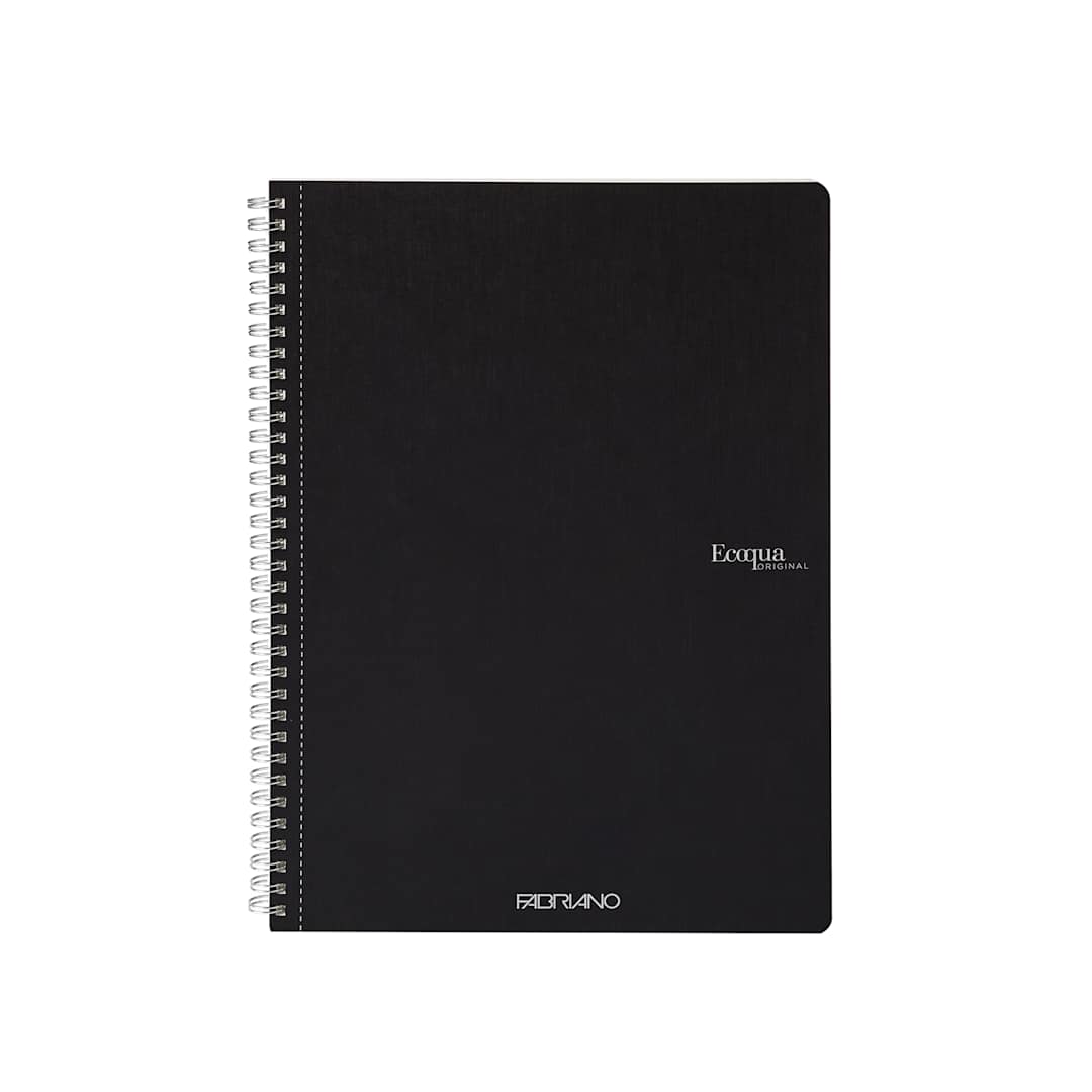 Open in modal - Fabriano Eco Qua Spiral Blank Black - 70 Shts./Bk.