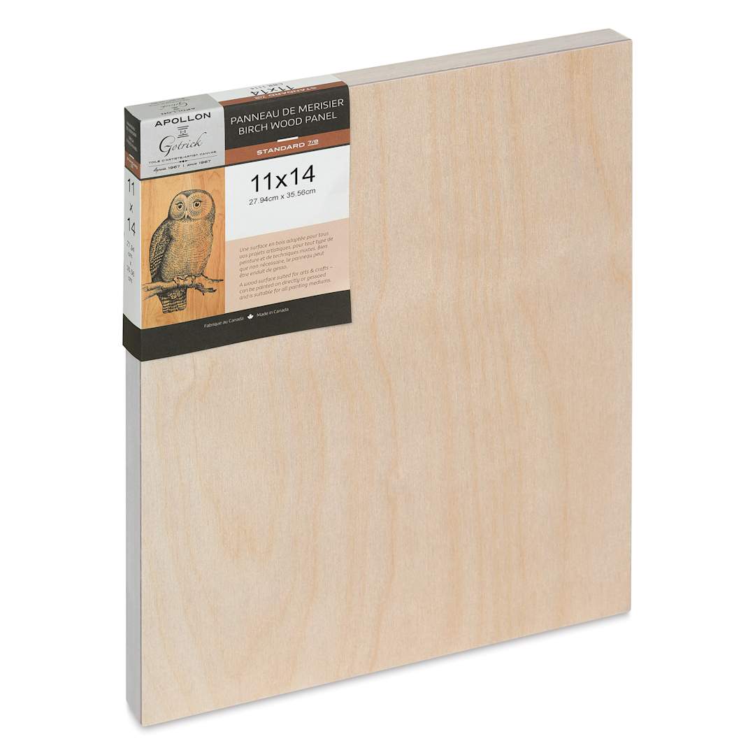 Open in modal - Apollon Gotrick Cradled Wood Panel - 11" x 14", 1" Profile