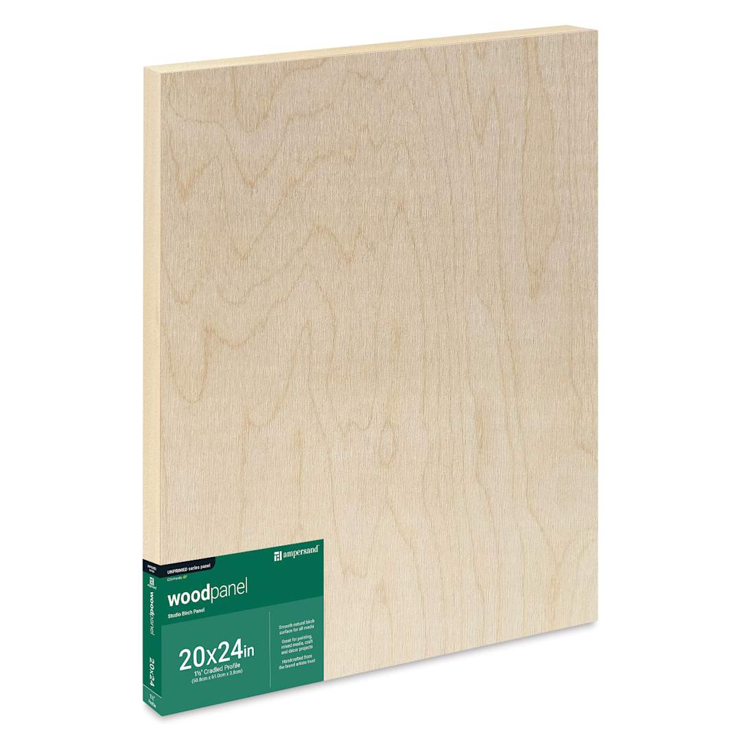 Open in modal - Ampersand Woodpanel - 20" x 24", 1-1/2" Cradle