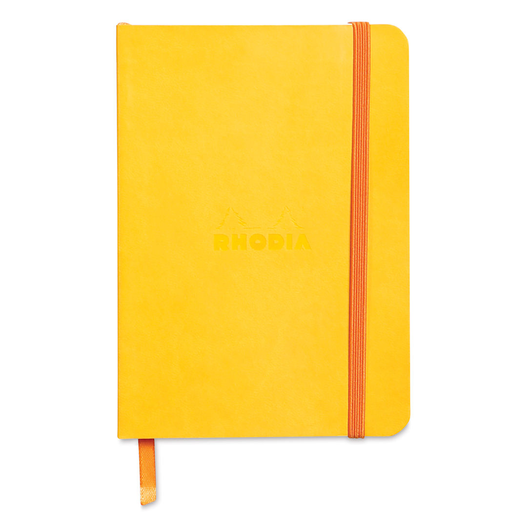 Open in modal - Rhodia Rhodiarama Softcover Notebook - A6, Yellow, Lined