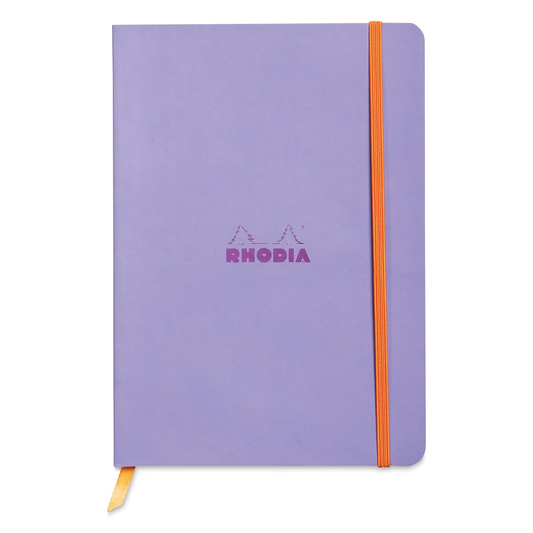 Open in modal - Rhodia Rhodiarama Softcover Notebook - A5, Iris, Lined