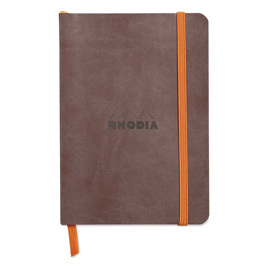 Open in modal - Rhodia Rhodiarama Softcover Notebook - A6, Chocolate, Lined