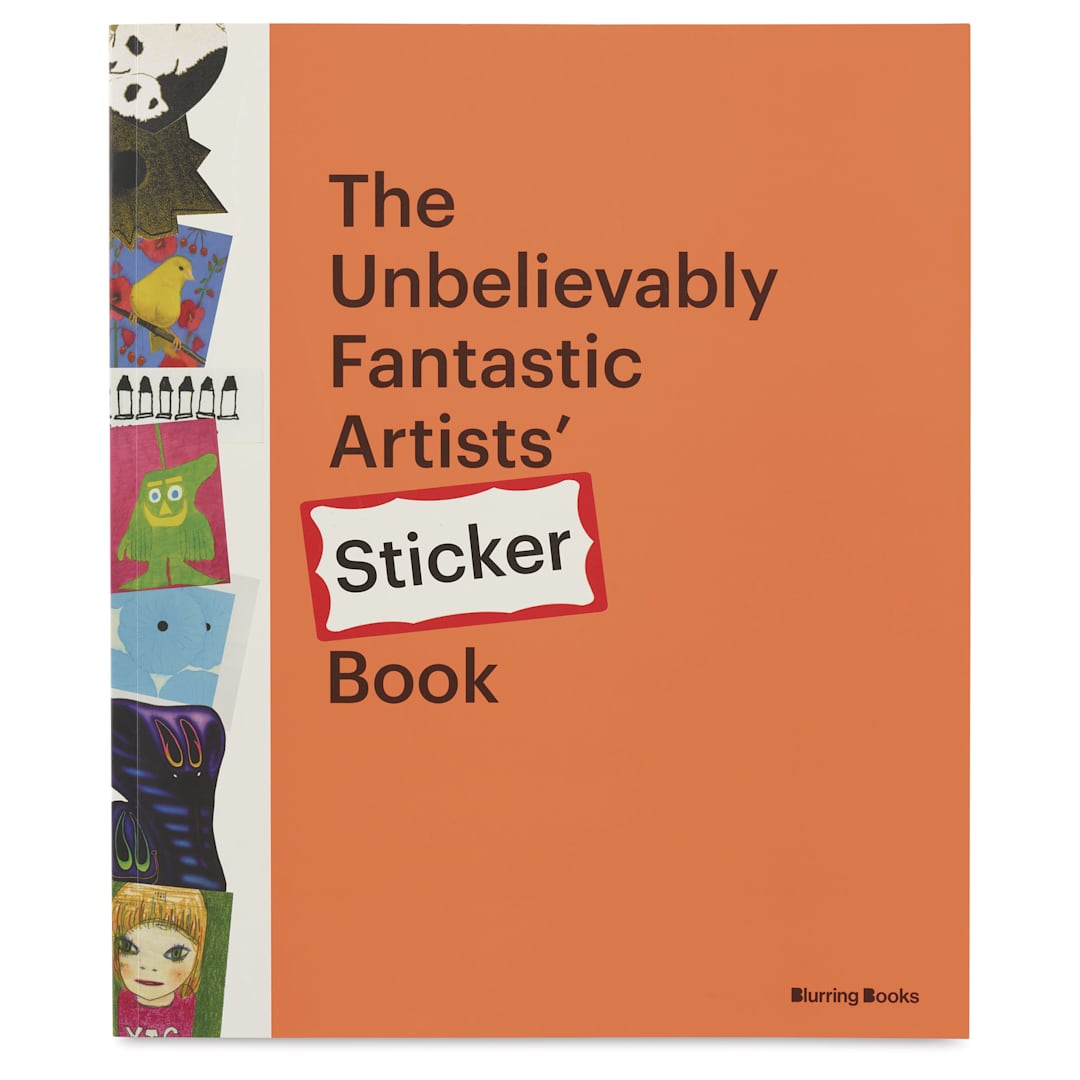 Open in modal - The Unbelievably Fantastic Artists’ Sticker Book, front cover