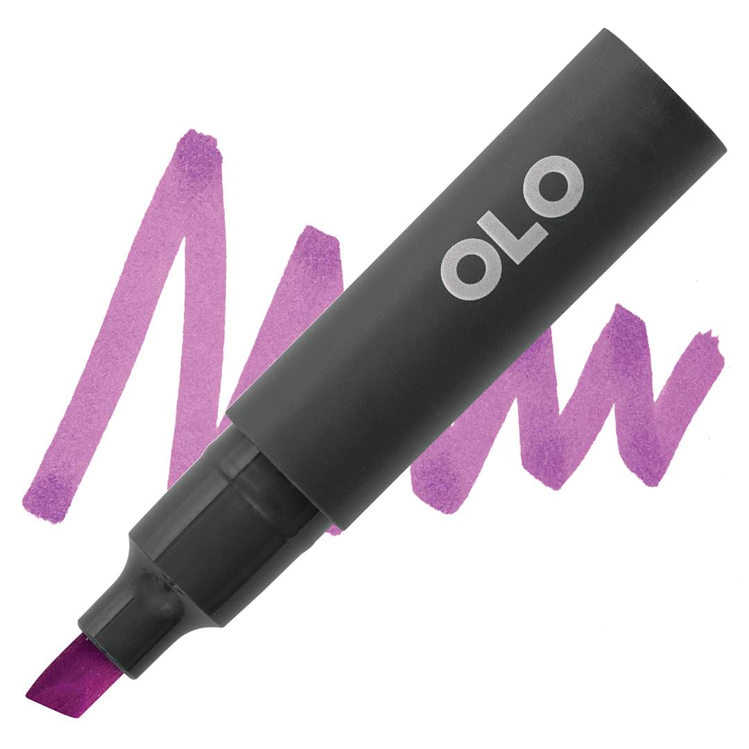 Open in modal - Olo Chisel Tip Half-Marker - V2.4 Violet - marker and swatch