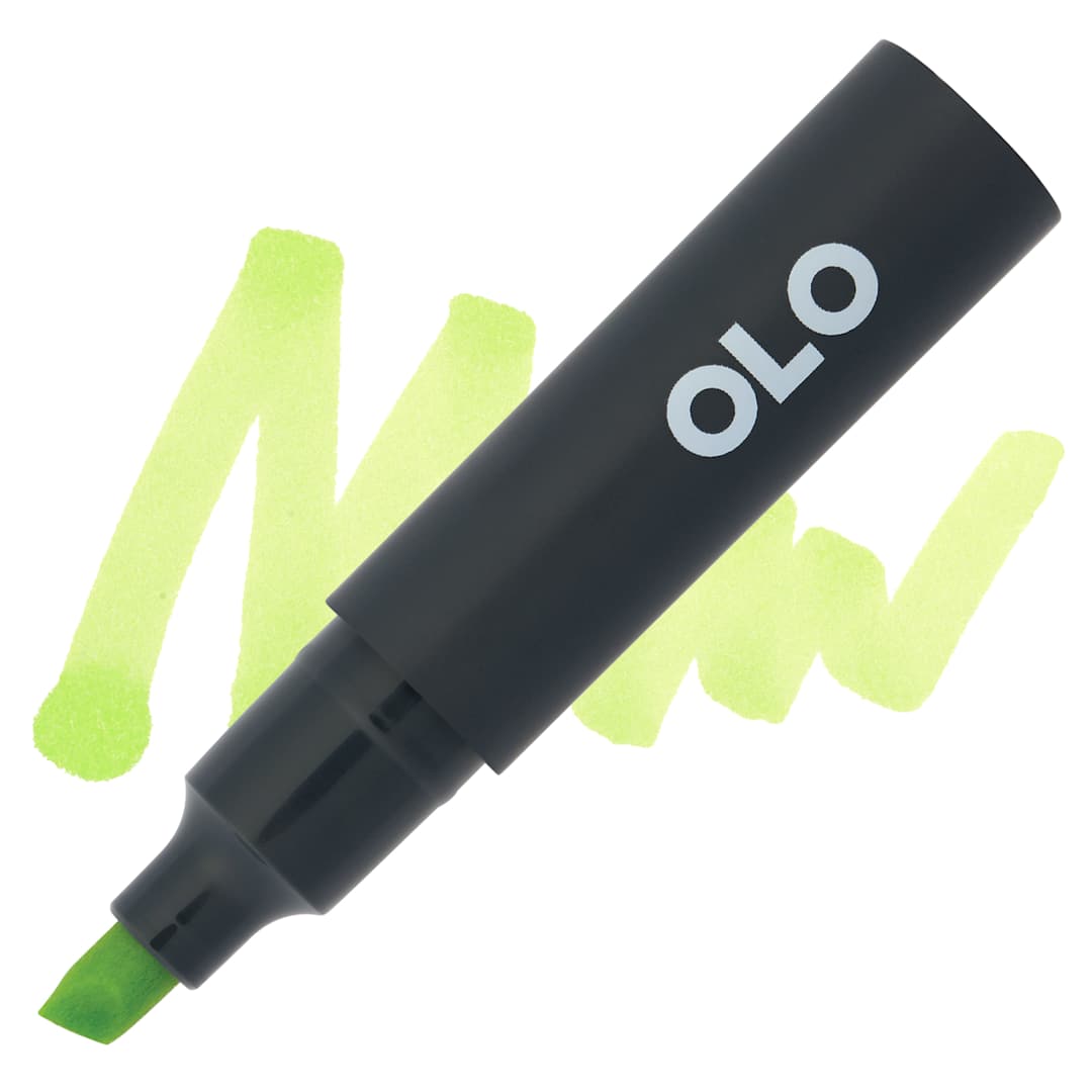 Open in modal - Olo Chisel-Tip Half Marker - YG1.2 Sencha - Marker and Swatch