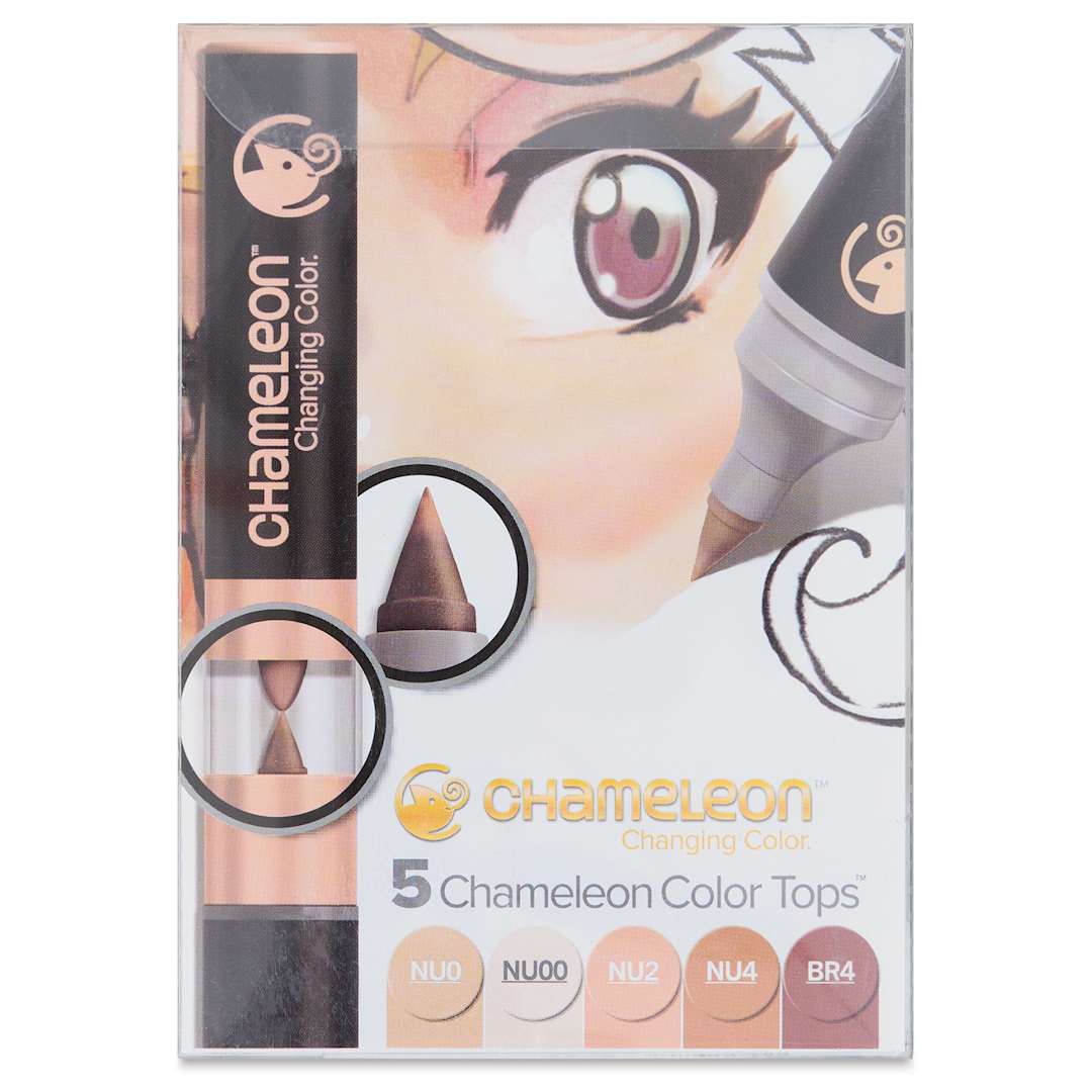 Open in modal - Chameleon Colour Top Set - Skin Tones, Set of 5, front of packaging