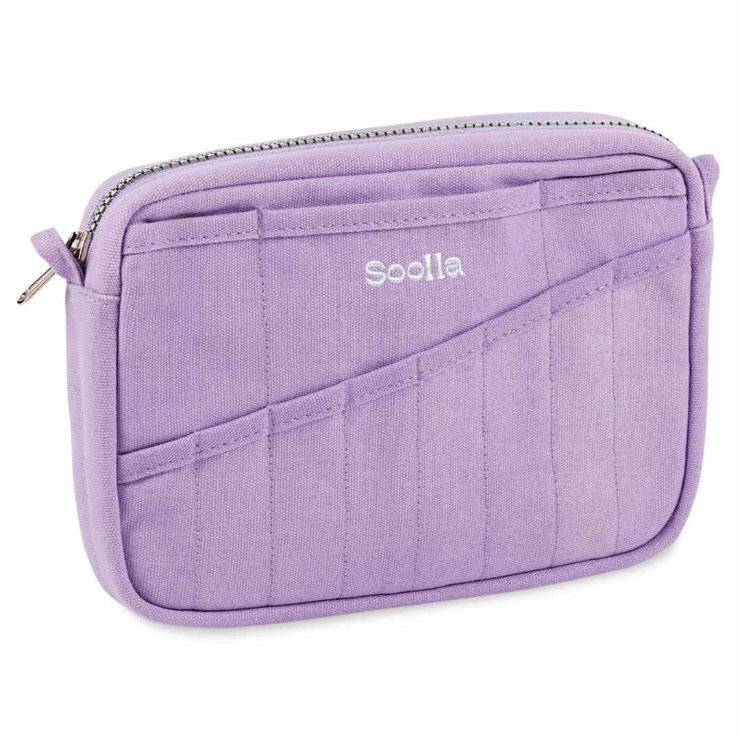 Open in modal - Soolla Studio Pouch - Lilac Love