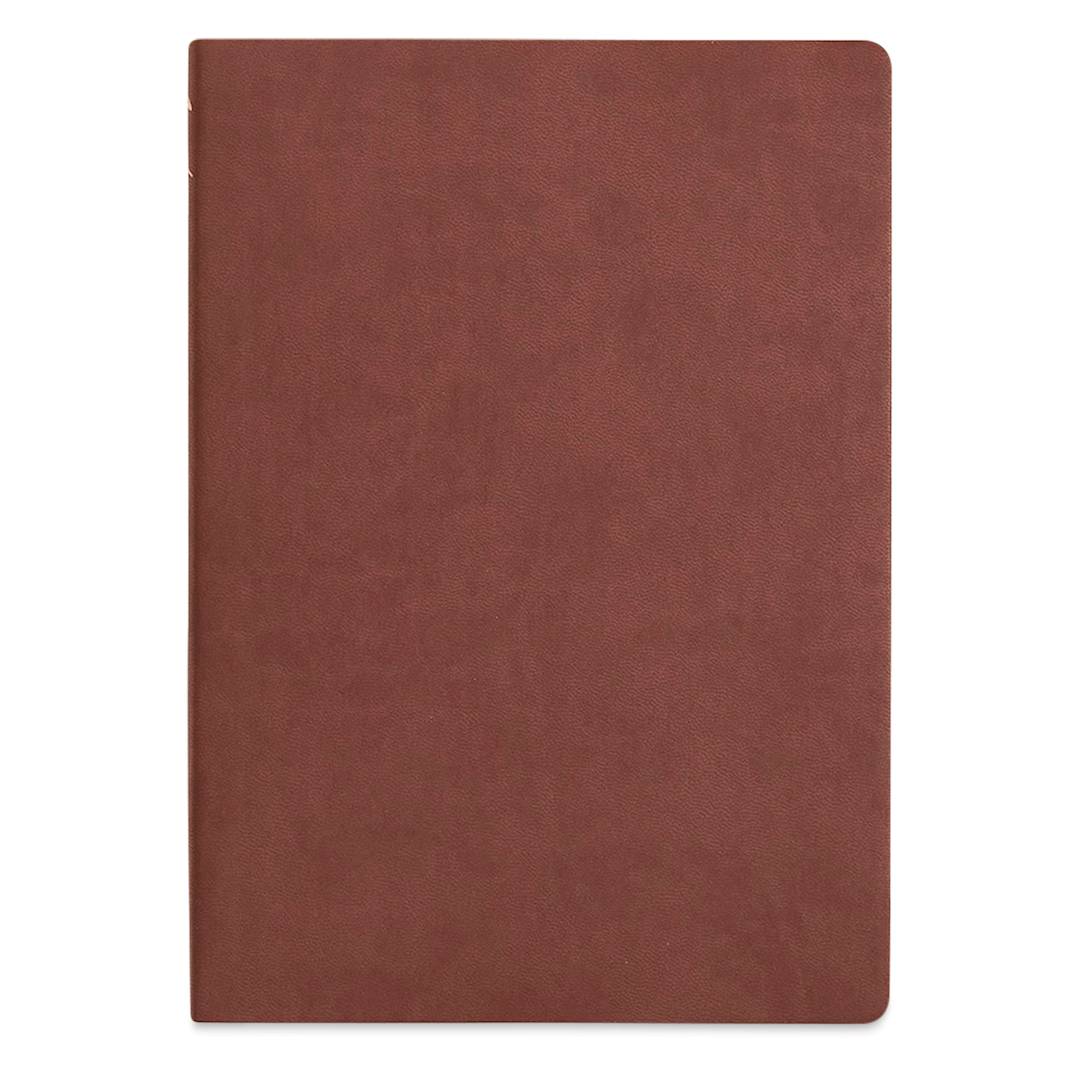 Open in modal - Karatis Vegan Leather Fountain Pen Journal - Medium, Golden Brown, 160 Sheets