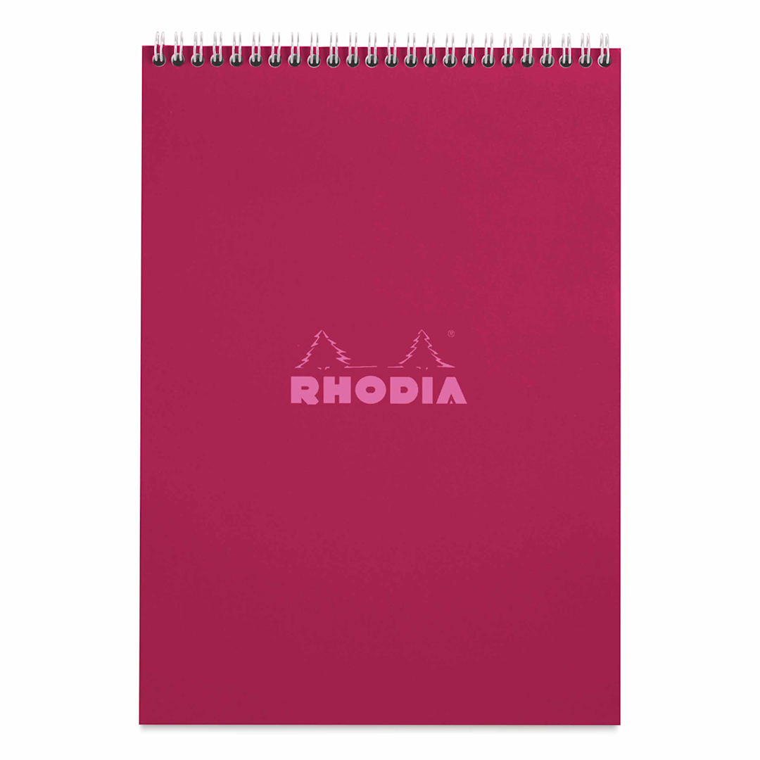 Open in modal - Rhodia Top Wirebound Pad - 8-1/4" x 11-3/4", Plum, Ruled