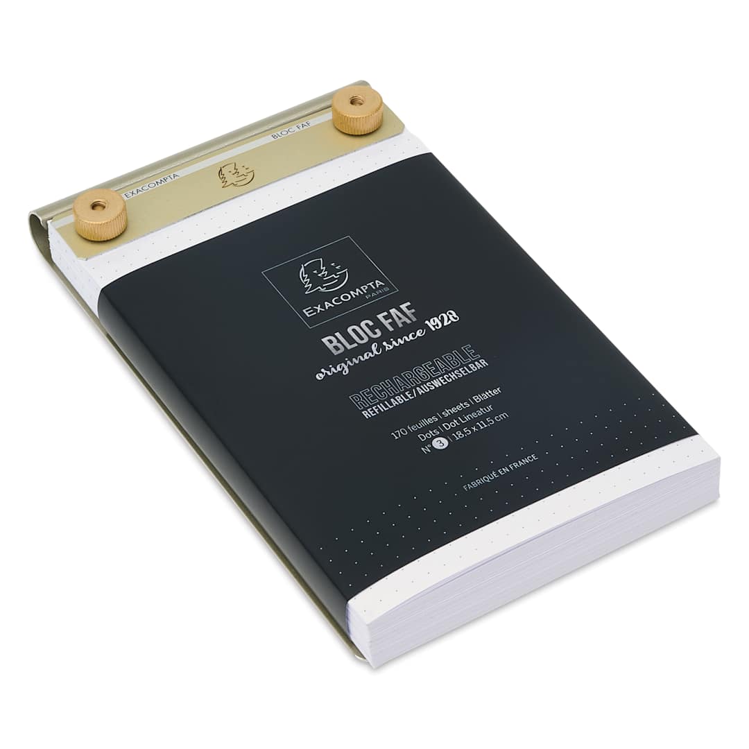 Open in modal - Exacompta FAF Desk Pad - 4-1/4" x 7-1/4", Dot Grid