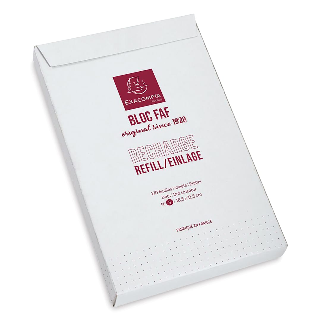 Open in modal - Exacompta FAF Desk Pad Refill - 4-1/4" x 7-1/4", Dot Grid