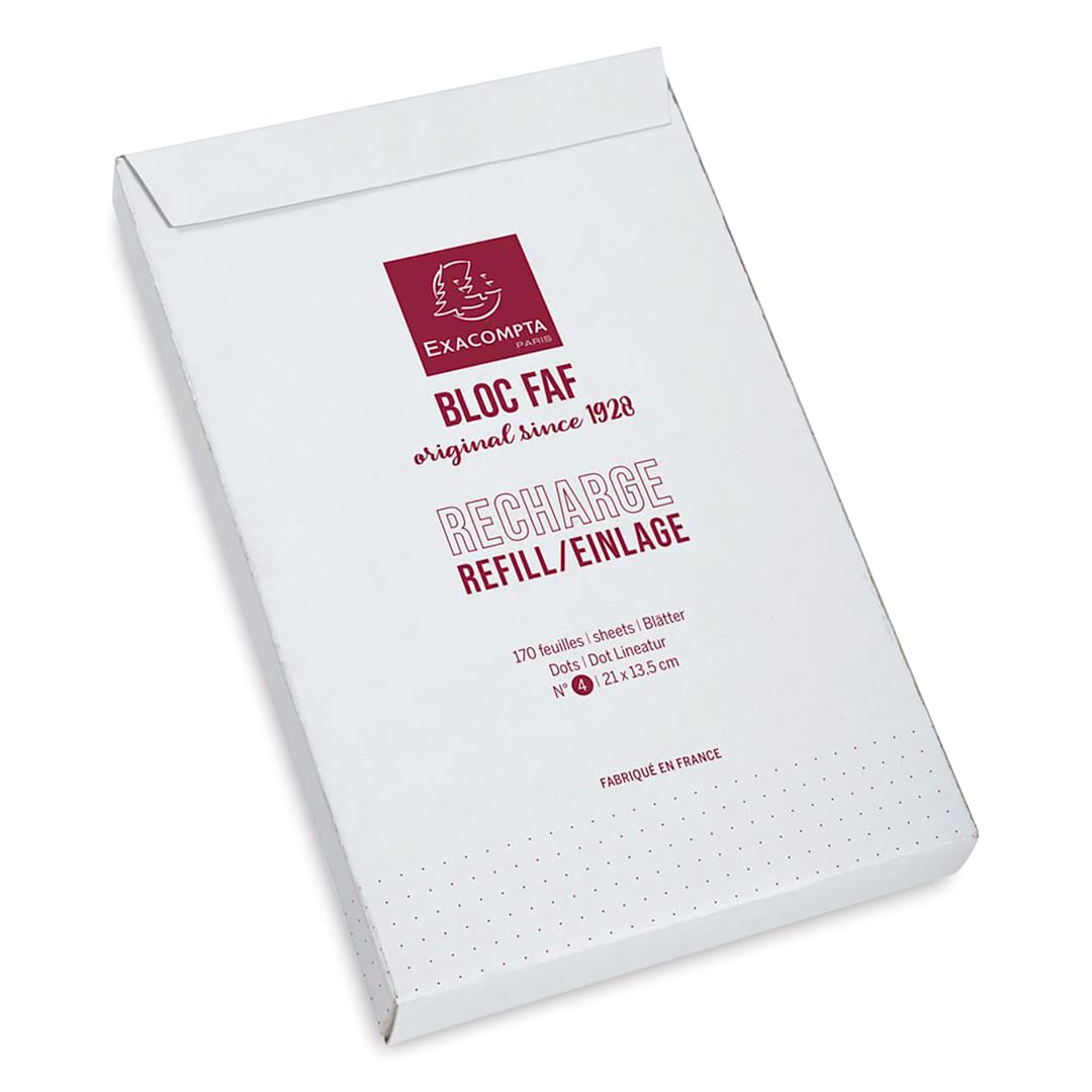 Open in modal - Exacompta FAF Desk Pad Refill - 5-3/10" x 8-1/4", Dot Grid