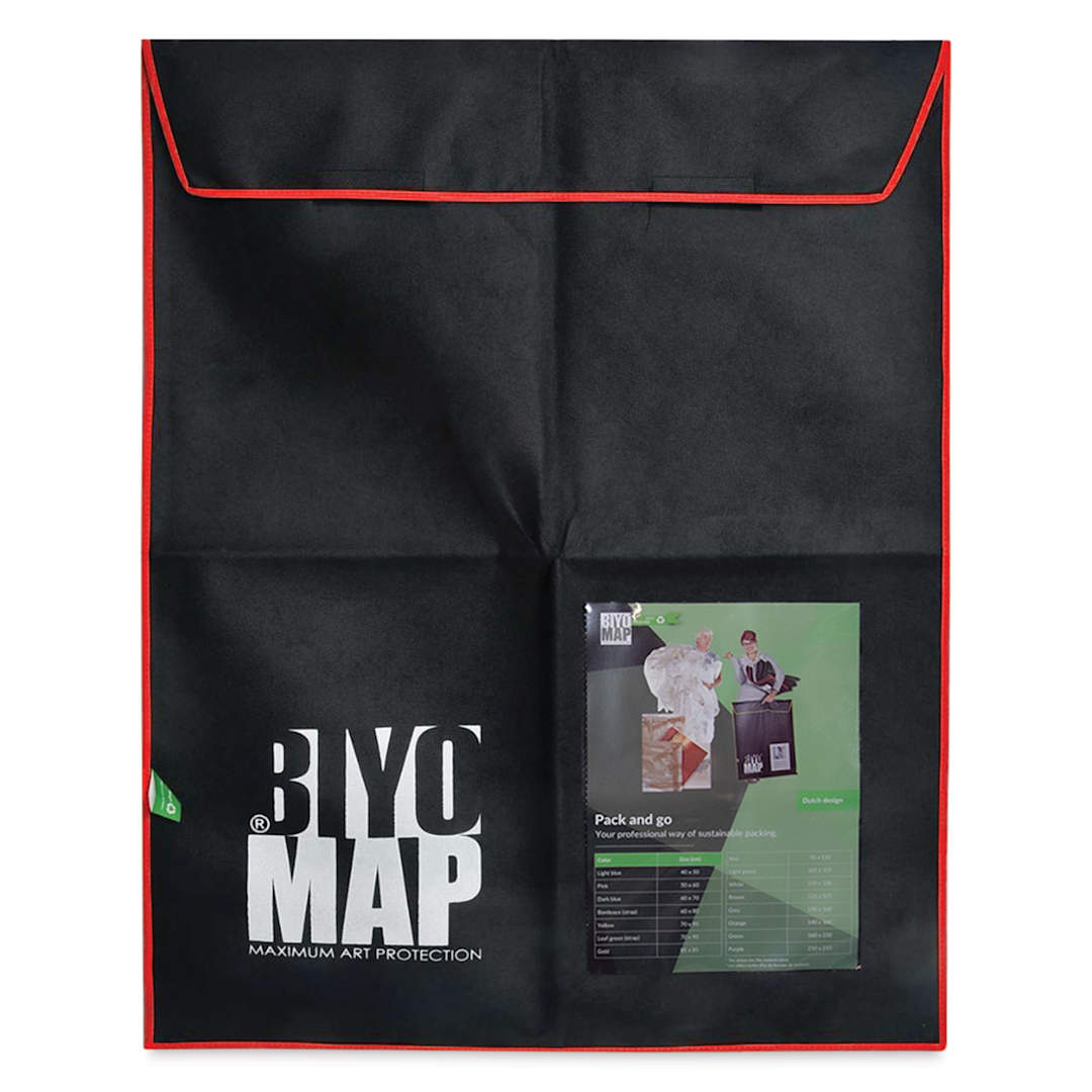 Open in modal - Biyomap Reusable Art Storage Bag - 35.4'' x 43.3'', Red Border