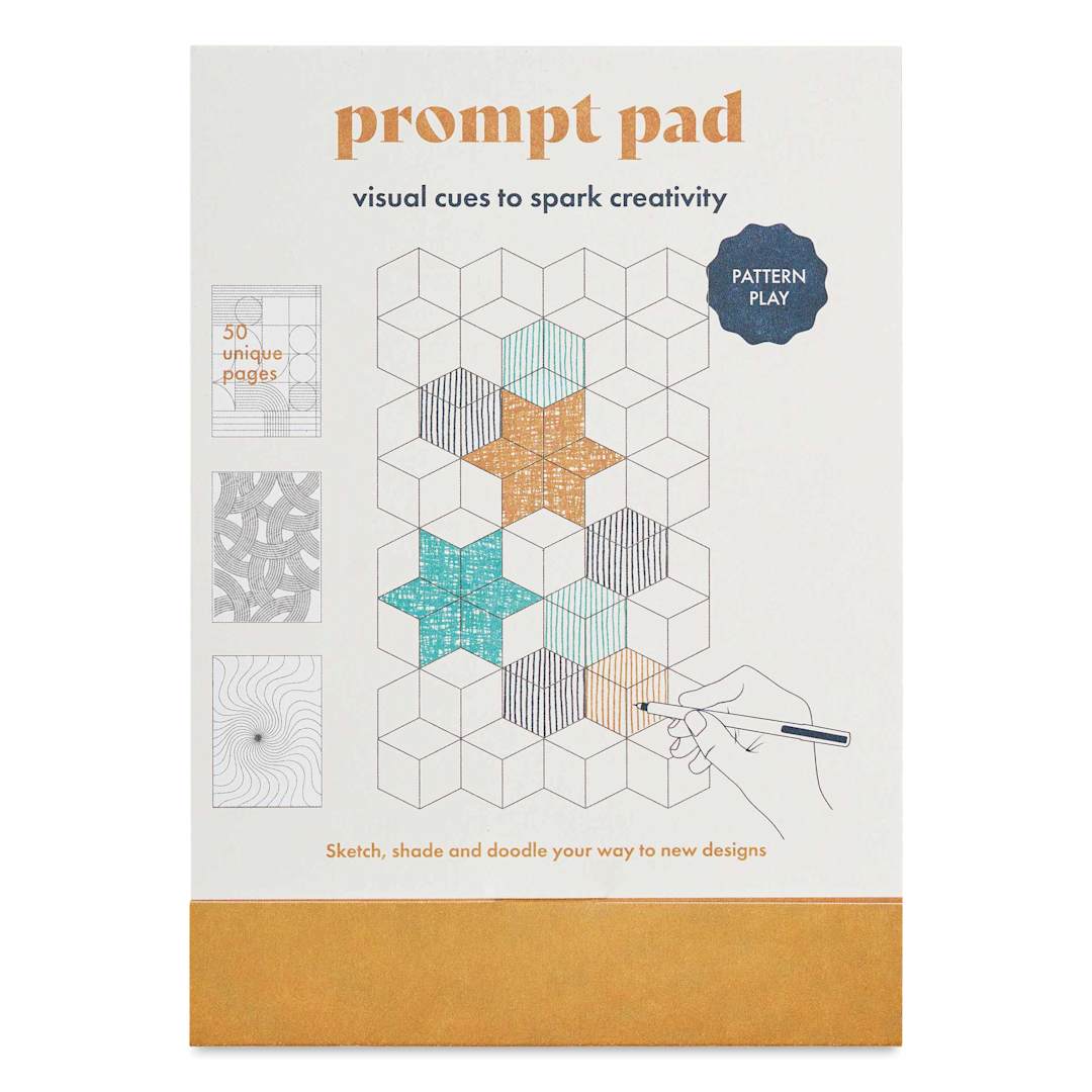 Open in modal - Another Studio Prompt Pad - 12-1/2 cm x 18 cm, Pattern, front of pad