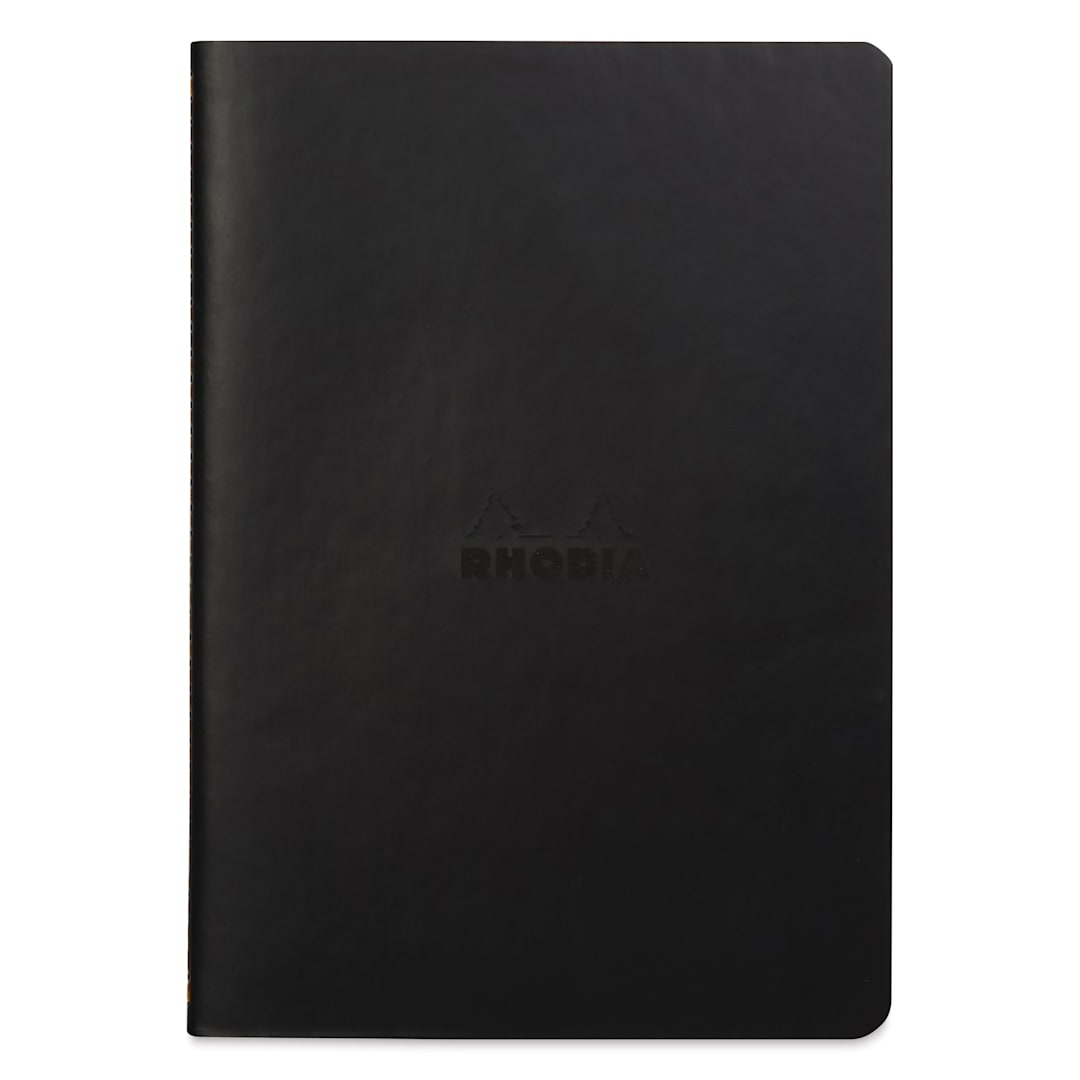 Open in modal - Rhodia Sewn Spine Rhodiarama Notebook - 5-1/2" x 8-3/4", Black