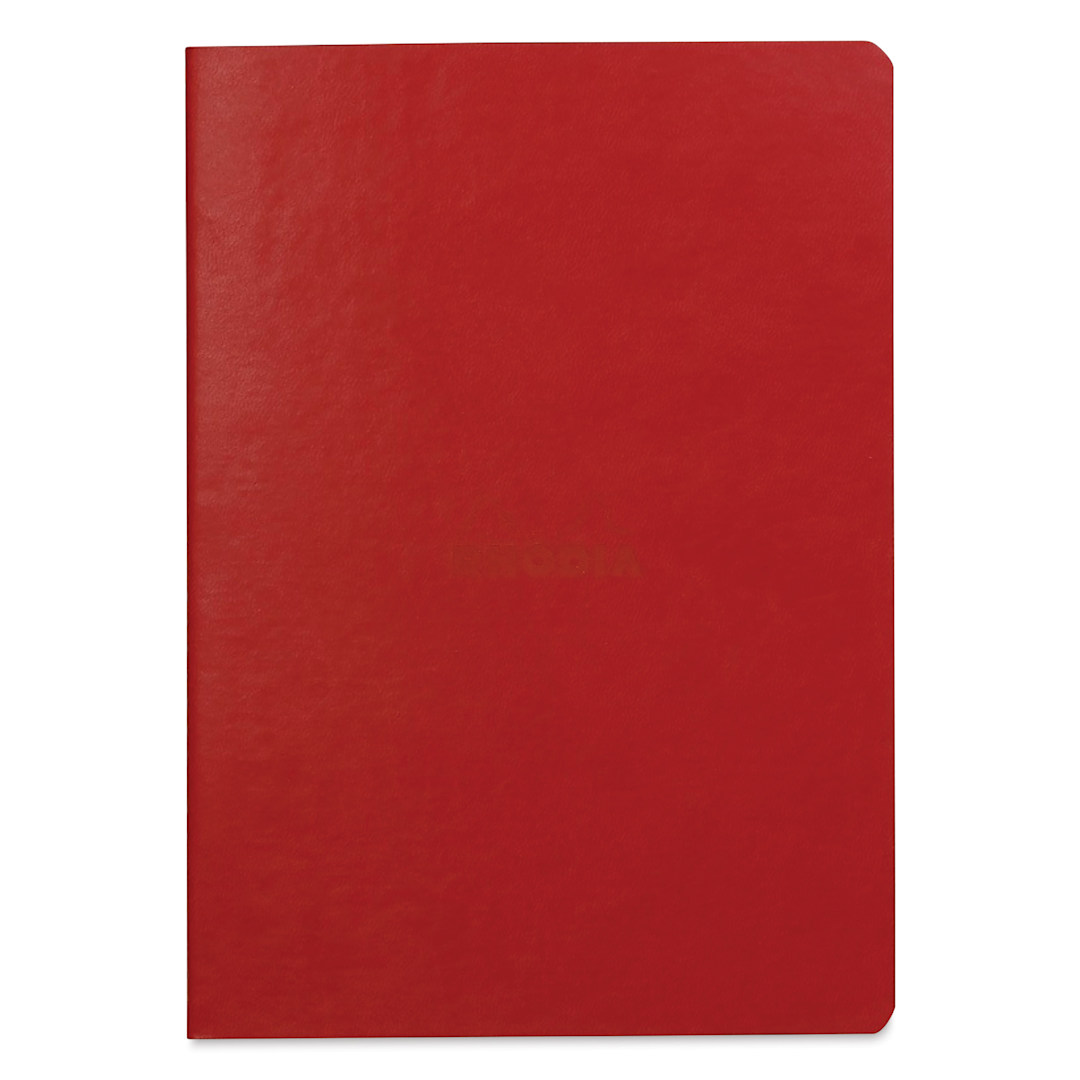 Open in modal - Rhodia Sewn Spine Rhodiarama Notebook - 5-1/2" x 8-3/4", Poppy